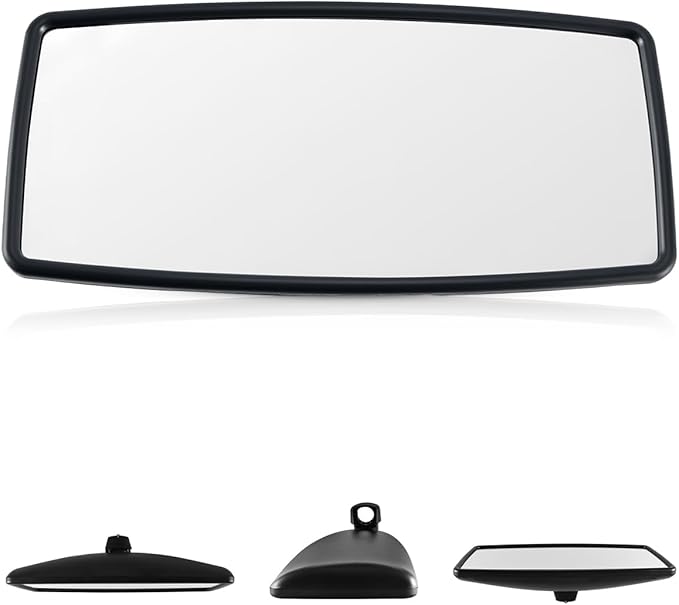 Upper Door Mirror Compatible with International Durastar Workstar Prostar Lonestar 2002–2023, Truck Main Rear View Mirror, Universal Left & Right, Wide Angle