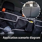 Car Storage Organizer Trunk, Foldable Bin, Box, Tote Organizer, Suitable for Small Cars, Compatible with Jeep, Q5, MPV Etc (Bla