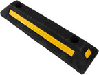 Parking Stopper for Garage Reflective Wheel Stopper for Easy Vehicle Alignment Parking Block Compact for Use for Driveways