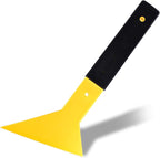 Car Window Tint Squeegee, Long Reach Rubber Handle Plastic Scraper for Car Vinyl Wrap, Graphic Decal, Glass Film