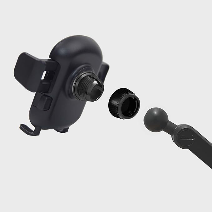 Grip Cradle Car Phone Mount – Universal Compatibility, 360° Rotation, 2 Mounting Options, Hands-Free Convenience for Phones - Multi-Angle Adjustable Suction Cup