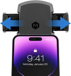 Simple Cradle Dash Mount - Upgraded Hands-Free Car Phone Holder - Thick Case Friendly Phone Holder for Car - Mount for Dash - Compatible with iPhone & Android – Black