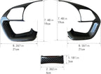 Ruihe Carbon Fiber Color Steering Wheel Cover Trim Fit for Hyundai Elantra, Santa Cruz, Tucson 2021-2025 Universal Design & Interior Accessory