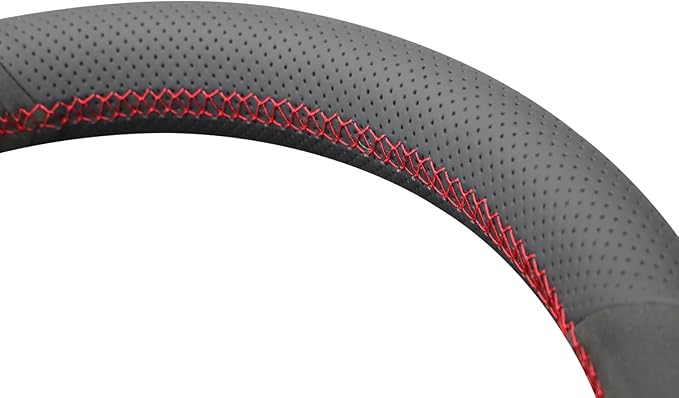 MEWANT Tesla Model 3 Highland/Model Y DIY Stitching Steering Wheel Cover Wrap for Tesla Model 3 Highland 2023-2025/Model Y 2025 Highland for Tesla Model 3/Model Y Accessories