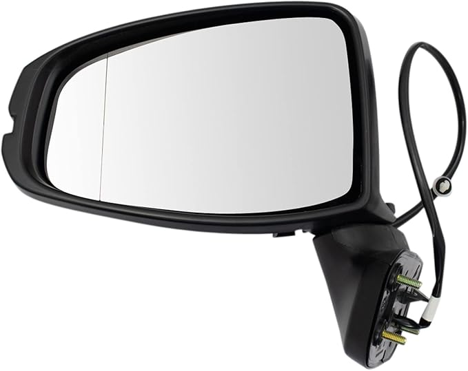 TRQ Driver & Passenger Side Power Mirror Set Paint to Match Compatible with 2015-2018 Honda Fit LX/Sport HO1320332 HO1321332