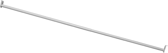 Design House Adjustable Closet Rod, Steel 72 Inch to 120 Inch, 30 Pound Capacity, White – Design House, 205849
