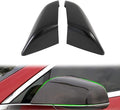 Side Mirror Cover for Tesla Car Exterior Accessories ABS Plastic Outside Cap (Pack of 2)(Model S 2016-2020 Imitation Carbon Fiber Gloss)