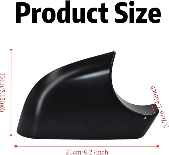 fit For Tesla Model Y Front Wing Mirror Cover Holder Lower Tray 2018-2024， Side Mirror Bottom Cover Replacement for Tesla Model Y Wing Repair (right side black)