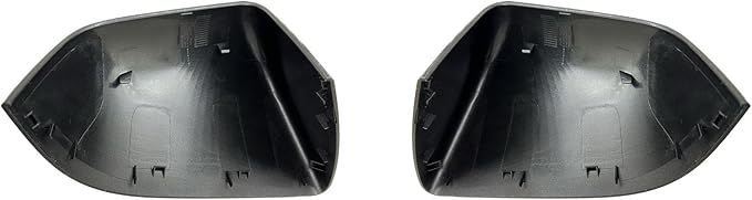 Compatible with Tesla Model Y Side Mirror Cover Replacement 2021 2022 2023 2024, Left & Right Side Rearview Mirror Cover Cap for Model Y Accessories(Silver)2pcs