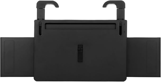 Adjustable Car Steering Wheel Tray, Expandable Car Desk with Rotatable Clip for Laptop & Food, Multipurpose Portable Table for Eating, Working, Gaming