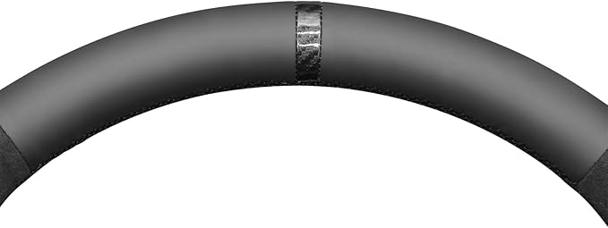 MEWANT Hand Stitch Steering Wheel Cover for Ford F150 Lightning F350 F450 Expedition 2022-2024 Ford F150 Truck Accessory