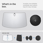 Spigen CryoShade Front Windshield Sunshade for All Tesla Model S 2025/24/23 (2012 to Current)