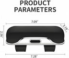 GDQ Sunglass Holder for Car Visor Clip Glasses Case Car Sunglasses Case for Car Sun Visor Glasses Storage Box Car Sunglass Holder Car Visor Accessories Universal for SUV Sedan Truck (Black)