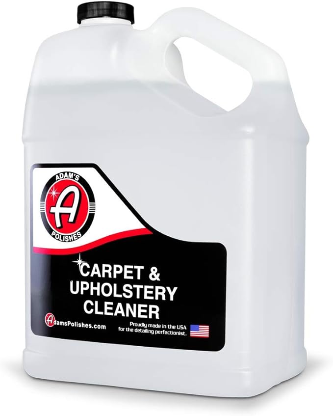 Adam's Polishes Carpet & Upholstery Cleaner - Powerful Car Carpet Cleaner for Auto Detailing, Fabric Interior Solution, Stain
