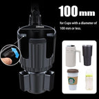 Cup Holder Phone Mount for Car, 2 in 1 Cell P Car Mount 360 Rotation Cup Holder Expander for Stanley 10-40oz Drink Bottles, M