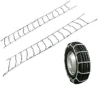 Mytee Products (Set of 2) 22.5" Twist Link Snow Tire Chain for Semi Trucks - Emergency Tire Traction Grip Chains - Snow Blowe