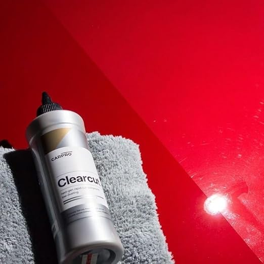 CARPRO Clear Cut Correction Compound - Heavy Cut Compound for Fast Paint Correction - Professional Body Shop Car Paint Scratch Repair, Fix Scratches & Swirls - Detailing and Buffing - 500ml (17oz)