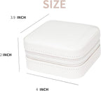 KElofoN Travel jewelry case Travel jewelry box Travel Jewelry Organizer Small Jewelry Organizer Box for Girls Women with Mirr