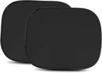 Kwak's 2 Pack Window Sun Shade for Car Baby - Sunshade Blocker, Glare Shield and UV Rays Protection for Your Kids - Side Windows Screens for SUV Truck (Rear Window)