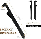 Car Seat Gap Filler 2 Pack - One Second Embedded Car Seat Crack Gap Filler for Holding Water Cup/Phone/Key - Car Inserts Between Seats
