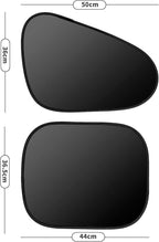 Kwak's 2 Pack Window Sun Shade for Car Baby - Sunshade Blocker, Glare Shield and UV Rays Protection for Your Kids - Side Windows Screens for SUV Truck (Front Window)