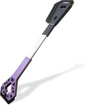 3 in 1 Snow Brush and Ice Scrapers for Car Windshield, 28" No-Scratch Automotive Window Cleaning Scraper with Ergonomic Grip, Detachable Winter Snow Removal Tool for Most Sedans(Purple)