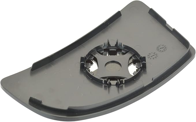 TRQ Passenger Side Lower Mirror Glass Snap On with Backing Plate Compatible with 2015-2019 Ford Transit-150, Transit-250, Tra