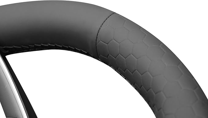 MEWANT DIY Stitching Steering Wheel Cover Wrap for Tesla Model 3 Highland 2023-2025/Model Y 2025 Highland for Tesla Model 3/Model Y Accessories