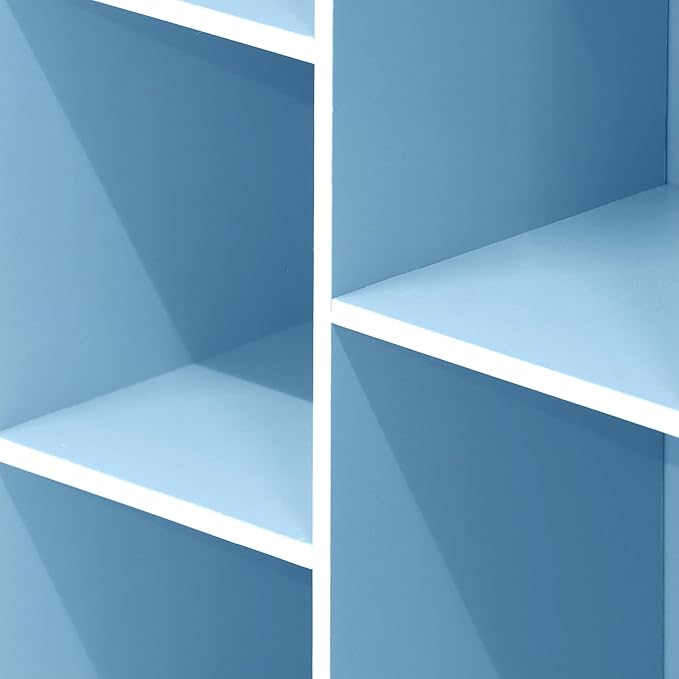 Furinno LUDER Book Shelf, 5-Cube Bookshelf, Reversible Bookcase, 9.4 x 19.5 x 31.5, Easy Assembly, for Living Room, Bedroom, 