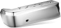 Auto Dynasty Rear Bumper End Caps Cover Compatible with 2015-2020 Ford F-150, Driver Left Side, with Parking Sensor Holes, Polished Chrome