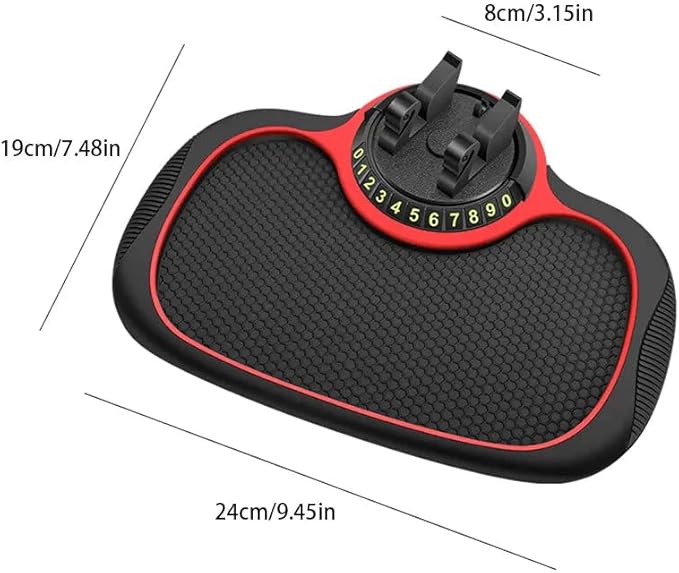 Multifunction Car Anti-Slip Mat Auto Phone Holder, Car Phone Mount Silicone Car Pad Mat, Universal Multifunction Car Dashboar