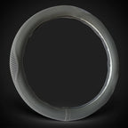 LKWLIKEI Car Steering Wheel Cover, Universal 15 inch, The Latest Microfiber Leather Breathable Technology Fabric, Non-Slip, C