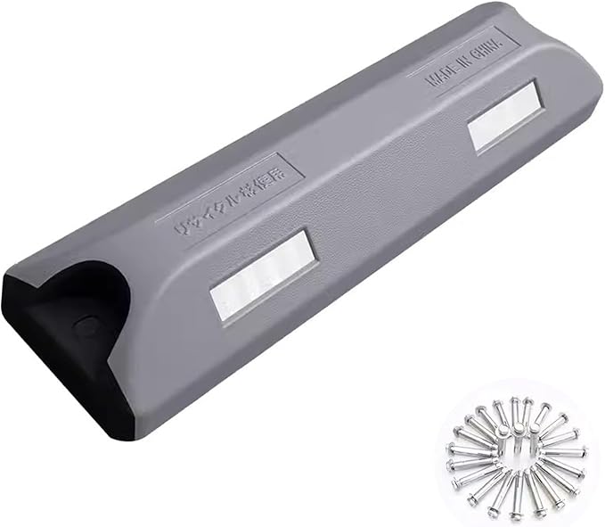 Color Parking Stopper for Garage and Parking Lots, Car Blocker Protect Bumper, Garage Parking Aid, for Various Car Parking, 1 Piece Pack(Gray)