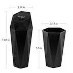 Car Trash Can with Lid - 2-Pack, Interior Accessories for Vehicles, Leakproof Garbage Can with 30 Detachable Trash Bags, Multipurpose Organizers and Storage Solutions for Home and Office