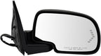 TRQ Left and Right Mirror Assembly Set Power Heated Turn Signal Memory Power Folding Compatible with 03–05 Chevrolet Silverad