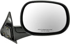 TRQ 2 Piece Driver and Passenger Side Mirror Assembly Set Manual Adjustment Non-Heated No Memory Black Compatible with 1998-2