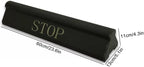 Aluminum Alloy Parking Stopper for Garage, Triangle Garage Parking Assistance, Car Stoppers for Garage, 1 Piece, for Car, SUV(Black,60cmx13cm/23.6inx5.1in)