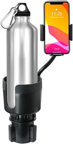 CupCargo Pro – 2-in-1 Car Cup Holder Expander and 360° Phone Mount with Adjustable Base and Flexible Neck, Universal Fit