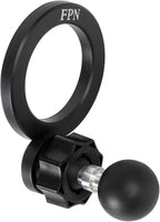 Magnetic Phone Holder Base for RAM Mounts, 1" (25mm) Ball Mount for Magsafe iPhone 17/16/15/14/13/12 Series, Compatible with RAM B Size Double Socket Arm