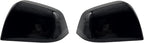 Compatible with Tesla Model Y Side Mirror Cover Replacement 2021 2022 2023 2024, Left & Right Side Rearview Mirror Cover Cap for Model Y Accessories(Black)2pcs