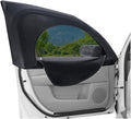 Upgrade Stretchable&Breathable SUV Car Window Shade - Oversize Double Mesh for Heat Shading and Bug&UV Protection - Car Must Have Privacy Shades for Cars,Truck,SUV When Camping (Front window/2pcs)