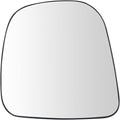 TRQ Left Driver Side Power Mirror Glass with Backing Plate Compatible with 1996-2002 Chevrolet Express 1500 2500 3500 GMC Sav