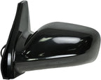 TRQ 2 Piece Driver and Passenger Side Mirror Assembly Set Electric Adjustment Non-Heated No Memory Black Compatible with 2003