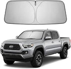 for Toyota Tacoma Windshield Sun Shade 2016-2023 2024 2025 2026,Windshield Cover Sunshade Custom Fit Toyota Tacoma Accessories Car Windshield Sunshade Foldable Sun Visor Blocks UV Rays