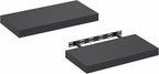 Furinno Tanna Floating Shelves for Wall Set of 2, 12 x 24 Wall Shelf, Wall Mounted Floating Shelf with Invisible Bracket, 2-i