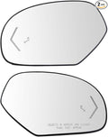2pcs Left & Right Driver & Passenger Side Heated Exterior Rear View Mirror Glass Signal Blind Spot Detection Kit for GMC,for 