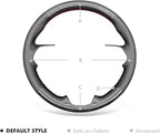 MEWANT Breathable Glossy Carbon Fiber + Black Microfiber Leather DIY Car Steering Wheel Cover for Toyota Camry 2018-2019 / Toyota Avalon 2019 / Toyota Corolla 2019-2020 / Toyota RAV4 2019