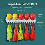 Wall Mounted Hard Hat Rack Hanger Hook Safety Helmet Holder Organizer, Construction Worker Hard Hat Fixer Placement helmet Ha