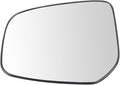 TRQ Driver Side Mirror Glass Non Heated For Factory Equipped Mirrors Only Compatible with 14-15 Mitsubishi Mirage 17-23 Mirag