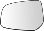 TRQ Driver Side Mirror Glass Non Heated For Factory Equipped Mirrors Only Compatible with 14-15 Mitsubishi Mirage 17-23 Mirag